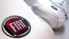 Fiat cars under covers