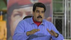 Venezuela's President Nicolas Maduro gestures as he speaks on 20 October, 2015.