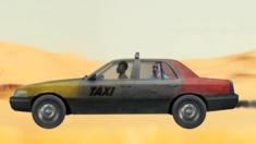 Animation of Badi in taxi