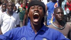 Celebrations in Burundi after coup announcement - 13 May 2015