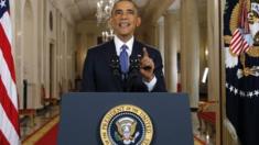 U.S. President Barack Obama announces executive actions on U.S. immigration policy during a televised address from the White House in Washington, in this November 20, 2014 file photo