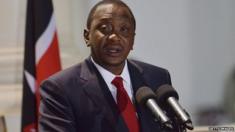 Kenya's President Uhuru Kenyatta addresses a joint press conference with UN Secretary-General following a meeting in Nairobi on October 29, 2014