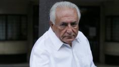 Former FMI head Dominique Strauss-Kahn enters his car as he leaves his apartment in Paris, France, on 12 June 2015.