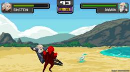 Imagen de Albert Einstein y Charles Darwin