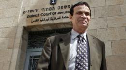 Oded Golan saliendo del tribunal de Jerusalén.