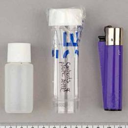 Evidencia de drogas tomada por la policía