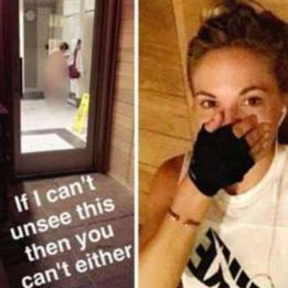 Dani Mathers en el gimnasio