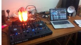 Laptop del DJ Zubreu