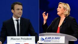 Emmanuel Macron y Marine Le Pen