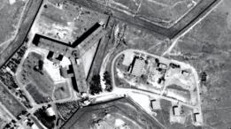 Fotografía aérea de la cárcel de Saydnaya, al norte de Damasco, Siria