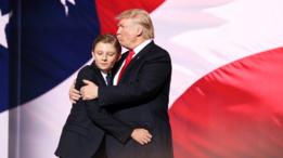 Barron y Donald Trump