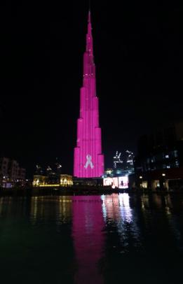 Burj Khalifa rosado