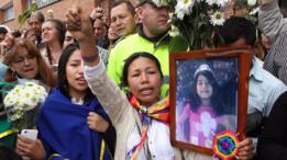 Protesta por la muerte de Yuliana Samboní