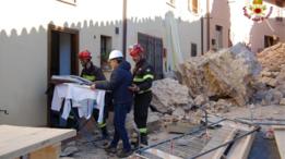 دمار بسبب الزلازل في وسط إيطاليا
