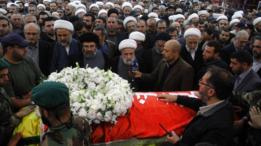 عدد من قادة حزب الله في جنازة بدر الدين