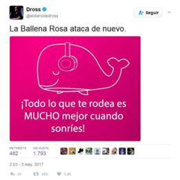 Tuit sobre La ballena rosa