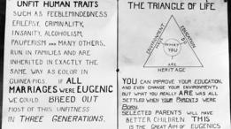 Uno de los carteles que usaba la American Eugenics Society