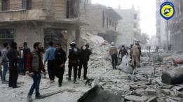 قال الدفاع المدني السوري (الخوذ البيضاء) إن مسعفا قتل في كرم البيك
