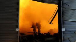 При тушении пожара в Москве пропали без вести семь пожарных