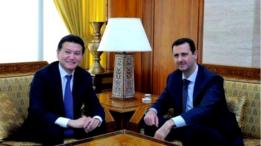 Kirsan Ilyumzhinov con Bashar al-Assad