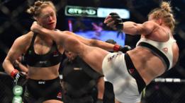 Holm noquea a Rousey