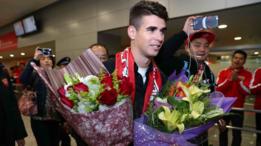 Oscar llegando a China