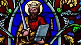Vitral del rey Salomón