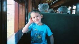 Gwen cuando era niño