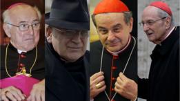 Los cardenales firmantes: Walter Brandmüller, Raymond Burke, Carlo Caffarra y Joachim Meisner.
