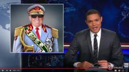Trevor Noah en su programa hablando sobre las similitudes entre Trump y distintos presidentes africanos.