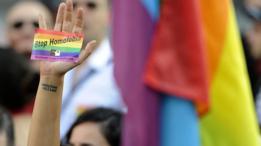 Protesta contra homofobia
