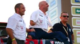 Croizon junto a su copiloto Cédric Duplé