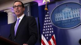 secretario del Tesoro, Steven Mnuchin.