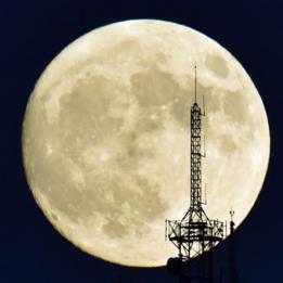 Supermoon, bulan, Madrid