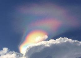 Arco iris de fuego en Singapur