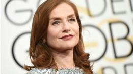 Primer plano de la actriz Isabelle Huppert