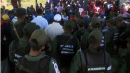 Protesta de vecinos en la Isla de Toas