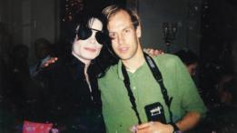 Graham MacIndoe con Michael Jackson