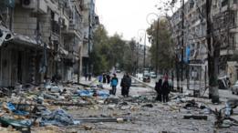 جانب من الدمار في حلب