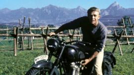 Steve McQueen in The Great Escape