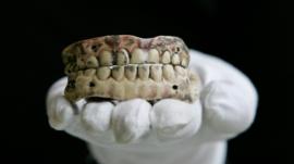 Old pair of dentures