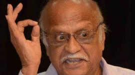 Malleshappa Kalburgi delivering a lecture