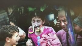 A still from one of the so-called Islamic State videos