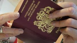 UK passport - generic image