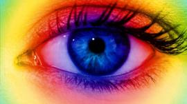 A colourful eye