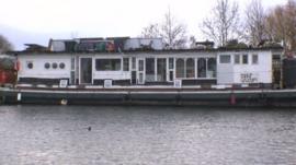 Cabins on the converted coal barge cost £29 a night