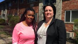 Moreland and Kristi Flint, the lawyer who fought successfully to prove Moreland's innocence