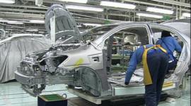 A Japanese car factory