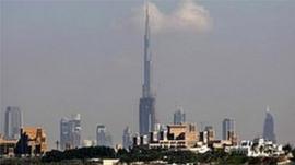 The Dubai skyline