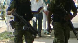 Mexican soldiers